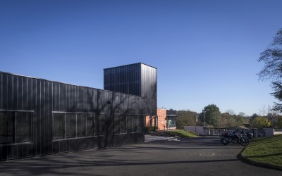 Bâtiment administratif au Lycée Charles Peguy à Gorges