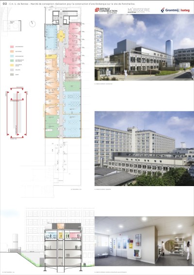 Construction d'une Biobanque sur le site de Pontchaillou à Rennes 