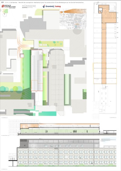 Construction d'une Biobanque sur le site de Pontchaillou à Rennes 