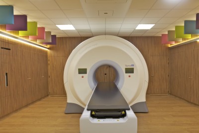 Salle de Tomothérapie-Curiethérapie au Centre Hospitalier René Gauducheau à Saint-Herblain
